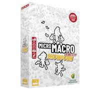 SD GAMES Micro Macro Showdown - Jeu détective pour résoudre les crimes de la ville Crime City, 120 cartes avec 16 cas intrigants, 1 à 4 joueurs recommandés à partir de 10 ans