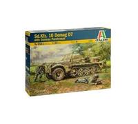 Italeri Maquette Sd.Kfz. 10 Demag D7 1:35 avec parachutistes allemands Kit IT6561