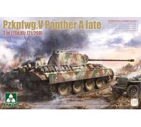 Takom Maquette Sd.Kfz. 171/267 Panther A Late 2-en-1 (2176) Échelle 1/35