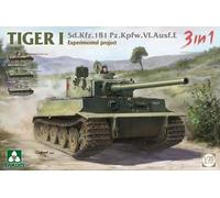 Sd.Kfz.181 Pz.Kfw.VI.Ausf.E Tiger I Experimental Project 3 in 1