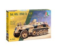 Sd. Kfz. 250/3 GERMAN HALF-TRACK (+3 Fig. & 4 Décos) - ITALERI PLASTIC KIT 1/72