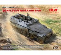 Sd.kfz.251/6 Ausf.a With Crew 1:3 5 Plastique Model Kit Icm
