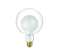 SD LUX Ampoule LED DIMMABLE Vintage Globe Ampoule Lumière Décorative G125 E27 6W 400LM (Équivalent 60W) ES 2700K Blanc Chaud, 1 pièce (Givré)