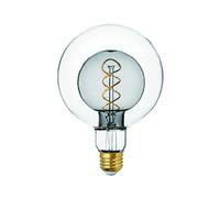SD LUX Ampoule LED DIMMABLE Vintage Globe Ampoule Lumière Décorative G125 E27 6W 400LM (Équivalent 60W) ES 2700K Blanc Chaud, 1 pièce (Fumée)