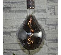 SD LUX Vintage LED Ampoule Globe 5W E27 Sprial A165 Smoke XXL Ampoules Décoratives 150LM (15W Equi.) Grandes Ampoules Rétro Dimmable Edison Ampoule Suspension Blanc Chaud 2200K, 1 Pack(FHA165SLSK5ES)