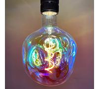 SD LUX Vintage LED Ampoule Globe 5W E27 Sprial G150 Pleine couleur XXL Ampoules Décoratives (25W Equi.) Grandes Ampoules Rétro Dimmable 250LM Edison Ampoule Suspension Blanc Chaud 2200K, 1 Pack