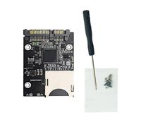 SD Memory Card to SATA SSD Card Adapter Converter, 2.5 Inch SATA SSD Adapter, compatible HDD Upgrade Accessories