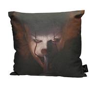 sd merchandaising Cojin Pennywise Shut Up Square Cushion It (2017) Merchandising Official Referencia DD Coussins pour la Maison, Unisexe, pour Adultes, Multicolore (Multicolore), Unique