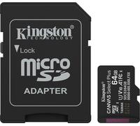 SD MicroSD Card 64GB Kingston SDXC Canvas+ Gen3 m.Adapter