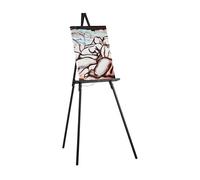 SD STUDIO DESIGNS Chevalet, bois, G. noir (160 cm de hauteur), 106 cm de large x 115,6 cm de profondeur x 160 cm de haut