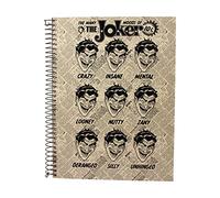 SD toys Cahier A5 Joker DC Comics, Adulte, Multicolore, 15 x 21