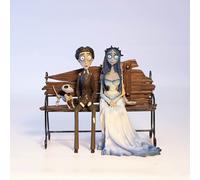 Set Figura Víctor y Emily Sentados en Banco