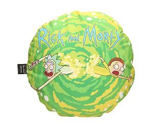 SD Toys Coussin Rond avec Logo Rick et Morty sous Vide. Multicolore SDTWRN24741 Taille Unique