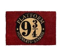 SD Toys Paillasson 9 3/4 Harry Potter – Tapis d'entrée en fibre de coco antidérapant 40 x 60 cm