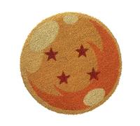 SD Toys Paillasson rond Dragon Ball Boule 4 étoiles 50 cm – fibre de coco, vinyle antidérapant