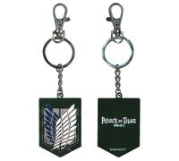 SD TOYS Porte-clés métallique Attack On Titan avec logo - Llavero