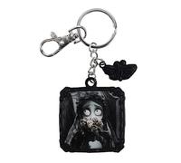 SD TOYS - Porte-clés métallique Fleurs La Mariée Cadavre (Corpse Bride), argent métallique, S, Vintage