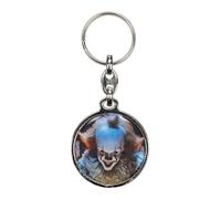 SD TOYS - Porte-clés rond en métal Pennywise, multicolore, S