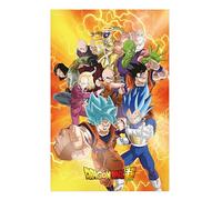 SD TOYS - Poster 3D universel Survival Heroes Dragon Ball Super - Dimensions 38 x 58 cm
