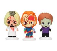 Chucky - Pack 3 figurines caoutchouc Pokis Chucky 7 cm