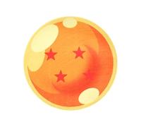 SD TOYS - Tapis intérieur 60 x 60 cm boule 4 étoiles Dragon Ball