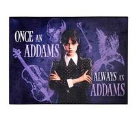 SD TOYS - Tapis intérieur - Once an Addams Wednesday - Dimensions 80 x 60 cm
