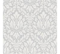 SD36143 - rayures et damas gris damas Galerie Wallpaper