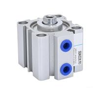 SDA Cylindre pneumatique 32 x 35 avec corps compact, alésage de 32 mm, route de 35 mm, port 1/8 PT, alliage d'aluminium anodisé dur pour une longue durée de vie