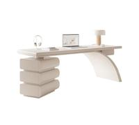 SDA287MZ Accueil Bureau Moderne de Style français avec Pieds artistiques, Bureau d'étude for Petit Espace 3 tiroirs Rangement Bureau(XL)