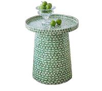 SDA287MZ Affichages Table d'appoint Ronde, Table Basse de 50,8 x 57, cm, for canapé-lit, Support Tabouret for Plantes d'intérieur, Petite, d'angle, collation Tous Les Jours