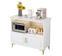 SDA287MZ Buffet îlot de Cuisine Blanc, Buffet, crédence Rangement autoportante Chariot de Service(Moyen)