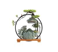 SDA287MZ Cascade Fontaine de Table en céramique avec Anneau Lumineux à LED et Porte-encens refoulement. Circulation d'eau Méditation