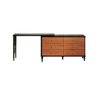 SDA287MZ Coiffeuse Commode de vanité en Bois Massif Vintage français, Armoire Rangement Chevet élégante