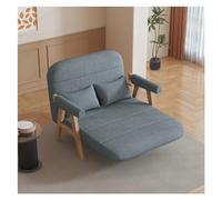 SDA287MZ Ergonomique Canapé-lit, canapé-lit avec accoudoir, Moderne Dossier réglable, canapés Convertibles for Salons, Bureaux, Petits espaces, Appartements(Dark Grey,100cm)