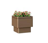 SDA287MZ Parc Boîte de Plantation Commerciale Pot Fleur Rue | For le service des ventes Isolation des routes Décoration verte(XS)