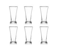 SDA287MZ Polyvalent Ensemble de 6 verres à eau transparents, 5 tailles, bière artisanale taille fine for savourer pleinement votre(Petit)