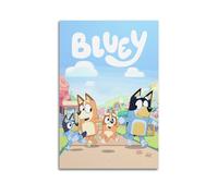 SDAEWUBB Bluey Poster décoratif sur toile pour chambre à coucher 20 x 30 cm