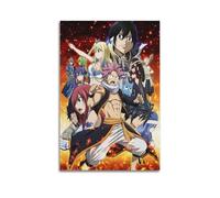 SDAEWUBB Fairy Tail Season Poster d'anime 10 - Impression sur toile - Décoration murale moderne pour chambre à coucher - 20 x 30 cm