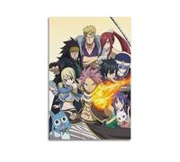 SDAEWUBB Fairy Tail Season Poster d'anime 6 - Impression sur toile - Décoration murale moderne pour chambre à coucher - 40 x 60 cm