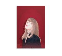 SDAEWUBB Lisa Blackpink Poster2 - Poster décoratif sur toile - Poster mural moderne pour chambre à coucher - 50 x 75 cm