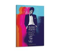 SDAEWUBB Michael Jackson Poster d'album de musique - Impression sur toile - Décoration murale moderne pour chambre à coucher - 40 x 60 cm