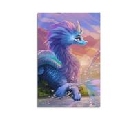 SDAEWUBB Poster de film Légende du dragon - Impression sur toile - Impression d'art moderne pour chambre à coucher - 20 x 30 cm