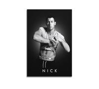 SDAEWUBB Poster décoratif sur toile Singer PosterNick Jonas - Impression d'art moderne pour chambre à coucher - 40 x 60 cm