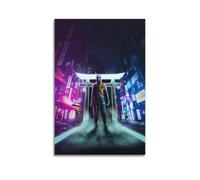 SDAEWUBB Poster sur toile représentant le jeu vidéo Ghostwire Tokyo - Impression verticale et moderne pour chambre à coucher - 20 x 30 cm