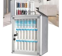 SdaryWare Boîte de rangement murale pour téléphone portable, en alliage d'aluminium, pour bureau, salle de classe, salle de sport (24 emplacements, taille unique)