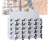 SdaryWare Casier de téléphone portable avec serrures de porte et clés en acrylique pour salle de classe, école, bureau, usine, 50 grilles (A-60grid)