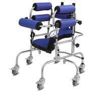 SdaryWare Déambulateur vertical pour enfants souffrant de paralysie cérébrale, personnes âgées, avec cadre en acier inoxydable, poignées, charge d'assise 120 kg