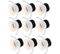 SdaryWare Lot de 9 Spots LED encastrables pour Salon 7 W, 12 W Spots LED encastrables Downlights LED encastrables,B7w-4000K