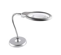 SdaryWare Loupe de Bureau 10x 20x avec Lampe LED pour Homme âgé, Lecture, lentille en Verre Optique, Reconnaissance de téléphone, réparation, Lampe Portable, loupe éclairée, beauté