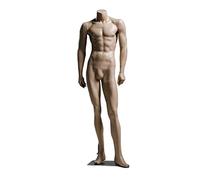 SdaryWare Mannequin Homme Corps Entier sans, Torse d'affichage modèle FRP, mannequins de Vente au détail réalistes, Mannequin de Couture pour vestiaire/Magasin de vêtements, couleu